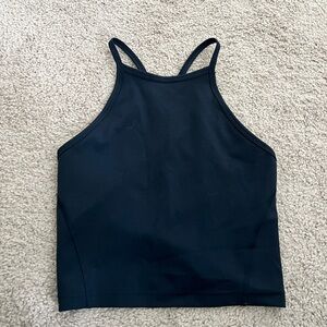 Lululemon Wunder Train High Neck Cross Back Tank Top